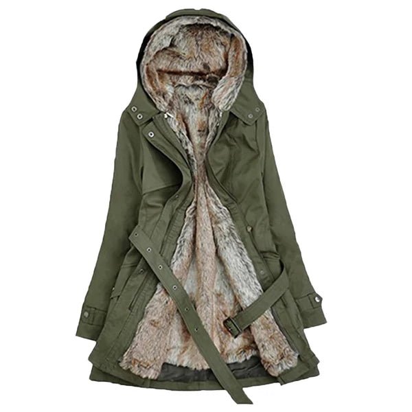 Mila | Comfortable Coat with Faux Fur Lining