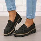 Danika | Comfortable Chunky Loafer Shoes - Brighter Fashion