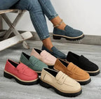 Danika | Comfortable Chunky Loafer Shoes - Brighter Fashion