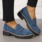Danika | Comfortable Chunky Loafer Shoes - Brighter Fashion