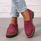 Danika | Comfortable Chunky Loafer Shoes - Brighter Fashion