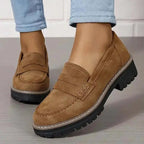 Danika | Comfortable Chunky Loafer Shoes - Brighter Fashion