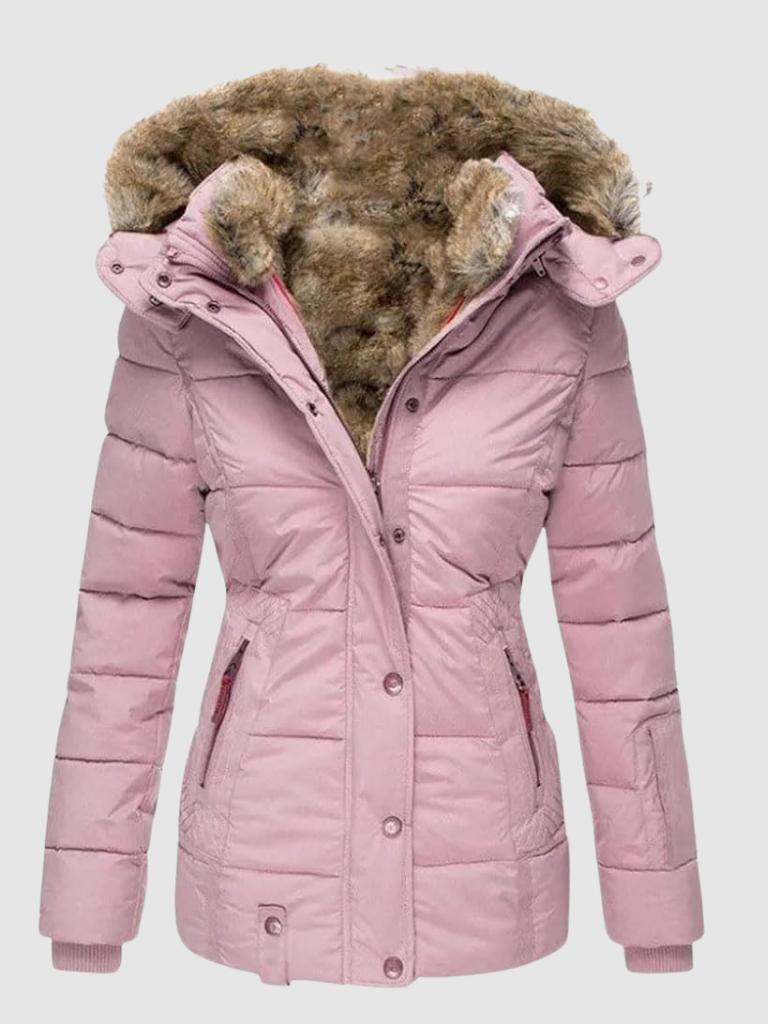 Lyanna | Classic Vegan Parka Coat with Soft Vegan Fur Lining