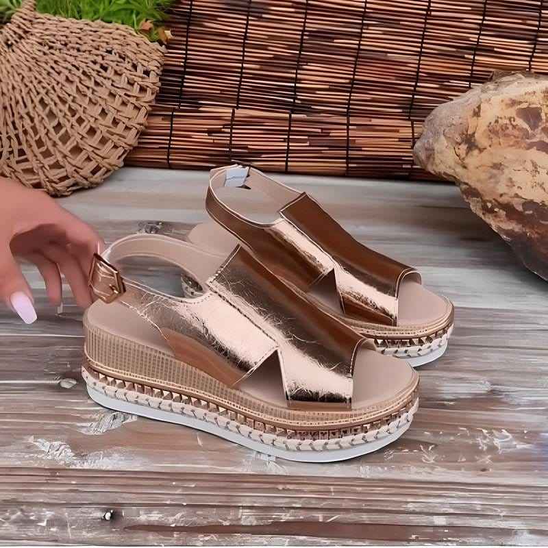 Emberly | Wedge Platform Orthopedic Sandals