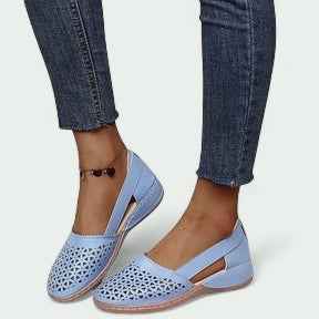 Strazoro | Instapschoenen met Geperforeerd Design voor (Dames)