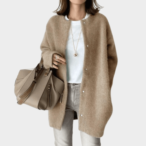 Adelaide | Elegant Wool Cardigan - Brighter Fashion