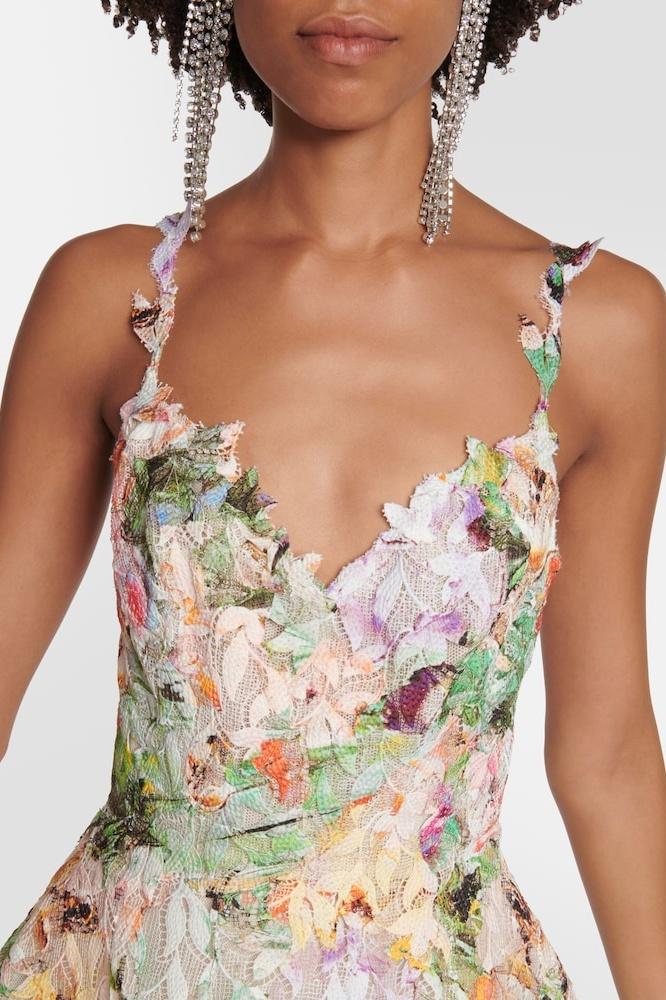 Bellarose - Floral Embroidered Lace Midi Dress Elegant & Romantic Summer Outfit - Brighter Fashion